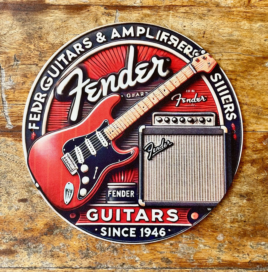 P288 Vintage Fender Sign