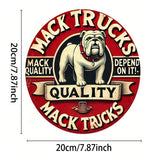 P29 Vintage Mack Trucks Metal Sign