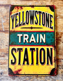 P290 Vintage Yellowstone Train Station