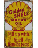 P50 Vintage Shell Gasoline Metal Sign