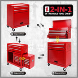 P300 8 Drawer Tool Cabinet Red