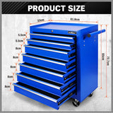 P301 7 Draw Tool Cabinet Blue