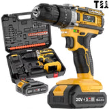 P311 Tools Tegat 20V 145pcs Cordless Impact Drill Set