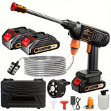 P313 Tools 21V 6-in-1 Cordless High Pressure Washer Gun