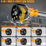 P313 Tools 21V 6-in-1 Cordless High Pressure Washer Gun