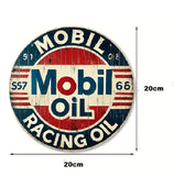 P36 Vintage Mobil Racing Oil Sign