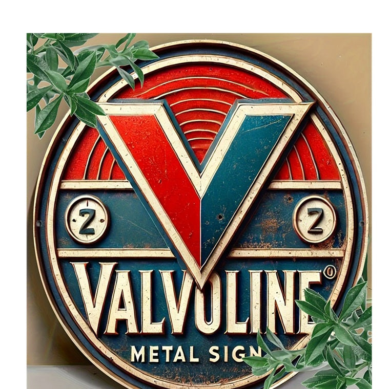 P37 Vintage Valvoline Motor Oil Metal Sign