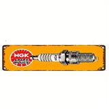 P41 Vintage NGK Spark Plug Metal Sign