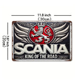 P47 Vintage Scania Truck Metal Sign