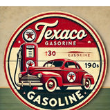 P52 Vintage Texaco Gasoline Metal Sign