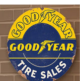 P54 Vintage Goodyear Tire Metal Sign