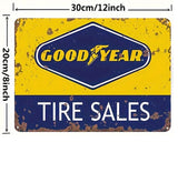P56 Vintage Goodyear Tire Metal Sign.