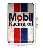 P60 Vintage Mobile Racing Oil Metal Sign