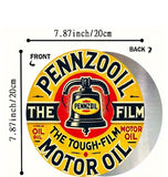 P68 Vintage Pennzoil Motor Oil Metal Sign