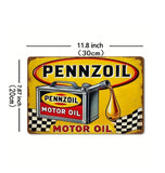 P70 Vintage Pennzoil Motor Oil Metal sign