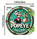 P74 Vintage Popeye The Sailor Man Metal Sign