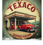 P75 Vintage Texaco Gasoline Metal sign