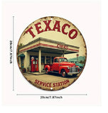 P75 Vintage Texaco Gasoline Metal sign