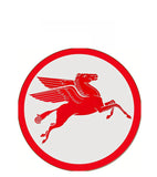 P80 Vintage Mobil Pegasus Metal Sign