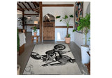P9 Motor Cross Carpet Rug 160 cm x 120 cm