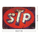P91 Vintage STP Motor Oil Metal sign