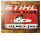P94 Stihl Chainsaw Metal Sign