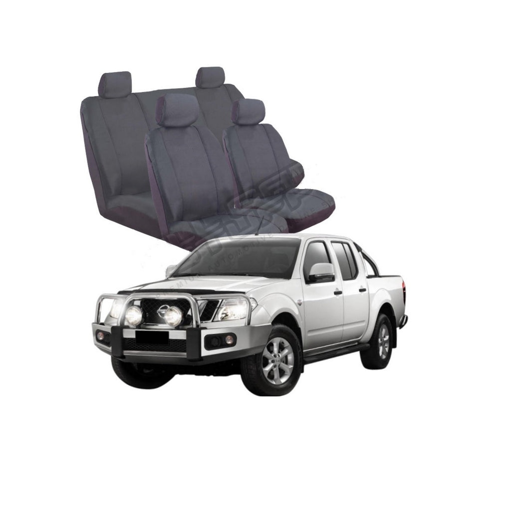 Nissan Navrara D40 ST-X 10/2007 - 02/2015 Canvas Seat Cover Dual Cab