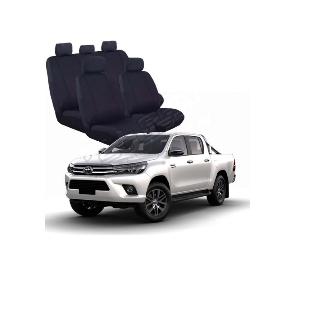 Toyota Hilux SR / SR5 07/2015 - Current Canvas Seat Covers Double Cab