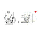 ETS020 All Purpose Equipment Seat