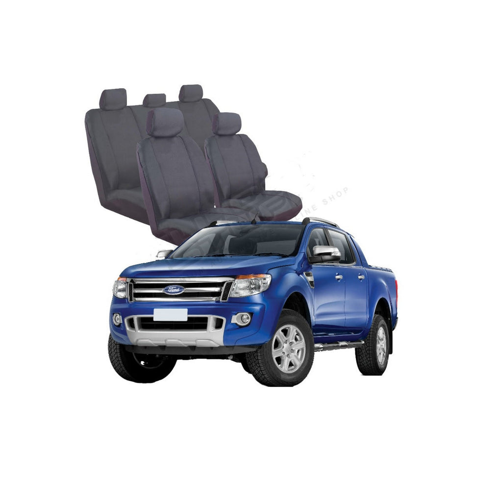 Ford Ranger 10/2011 - 05/2015 Canvas Seat Cover Dual Cab