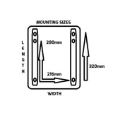 ETS150 Left Air Suspension Seat 150 kg Rated